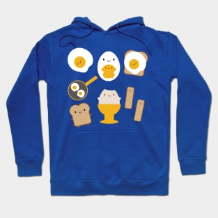 Kawaii Eggs For Breakfast Hoodie